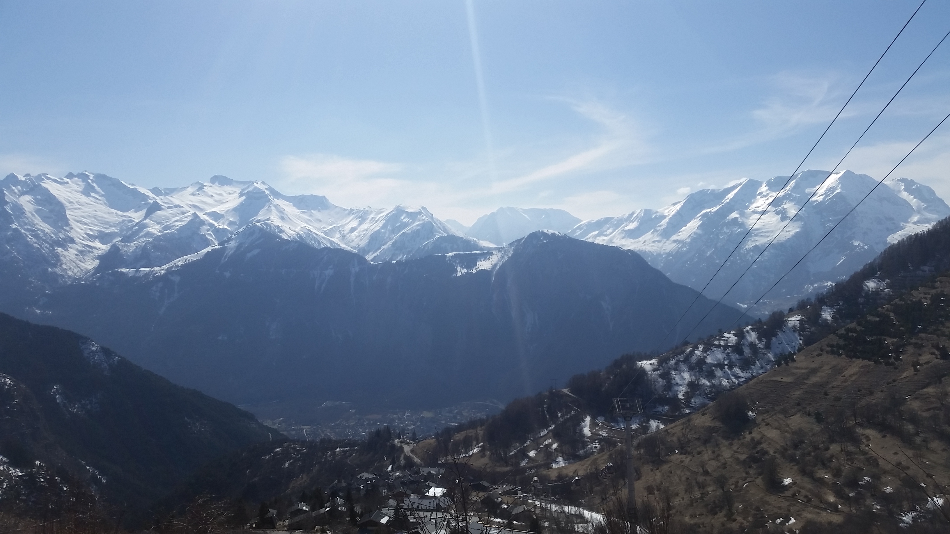 The view from the top of L'Alpe D'Huze